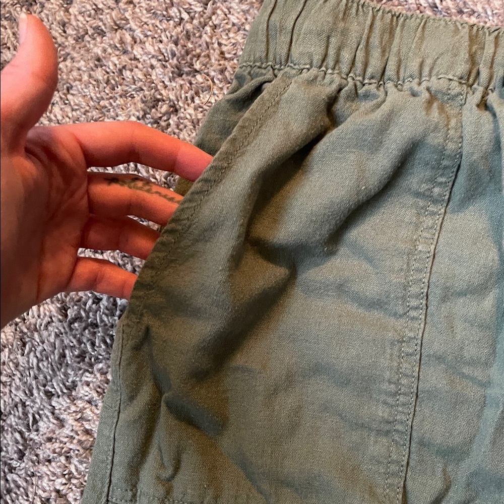 GAP Olive Casual Trousers - Picture 4 of 5